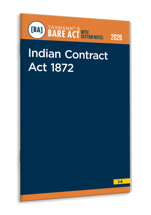 Indian Contract Act 1872 – Bare Act with Section Notes