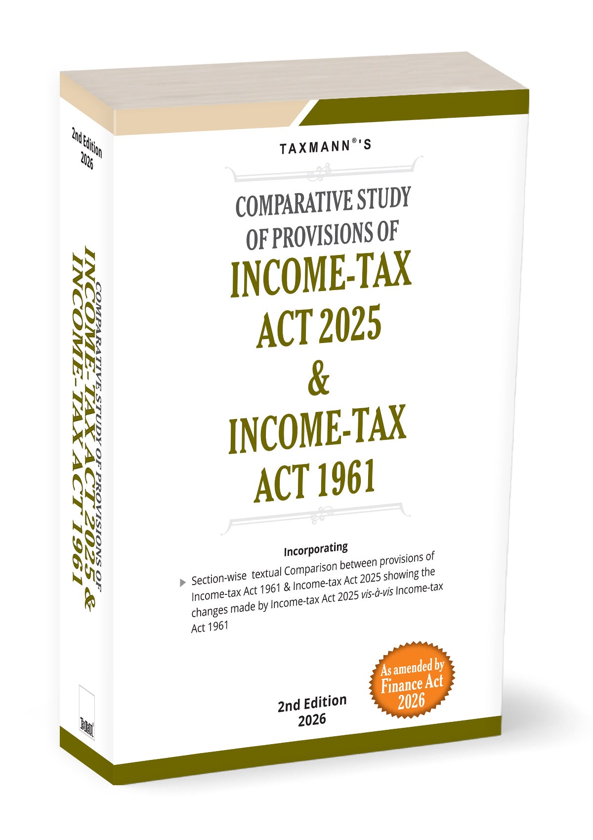 Comparative Study of Provisions of Income Tax Act 2025 & Income Tax Act 1961