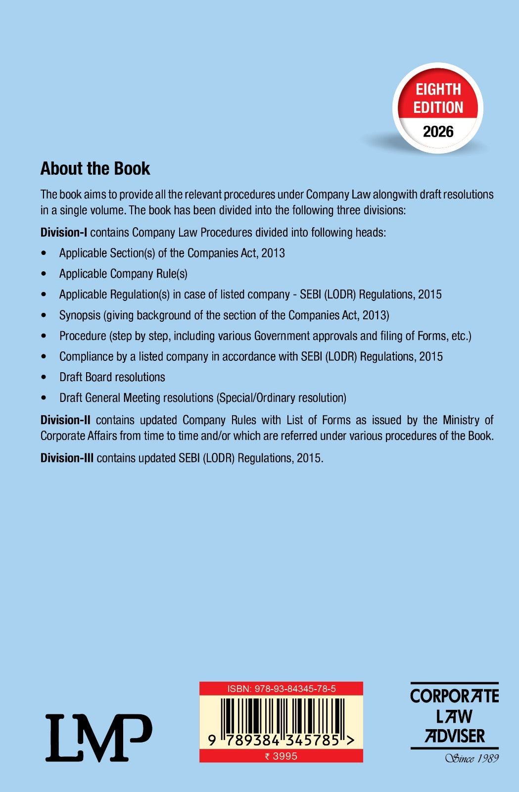 Company Law Procedures - Eighth Edition, 2026