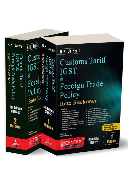 Customs Tariff, IGST & Foreign Trade Policy Rate Reckoner 2026-27