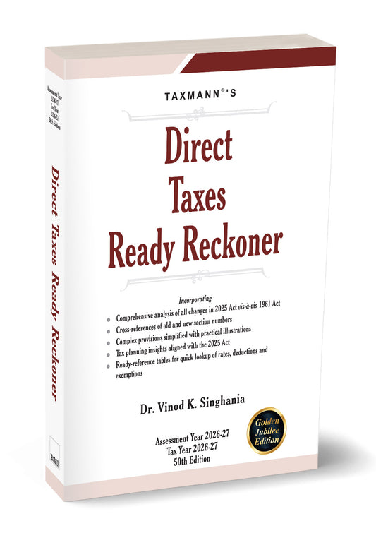 Direct Taxes Ready Reckoner
